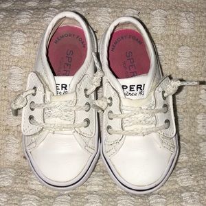 Leather Sperry Tennis Shoes